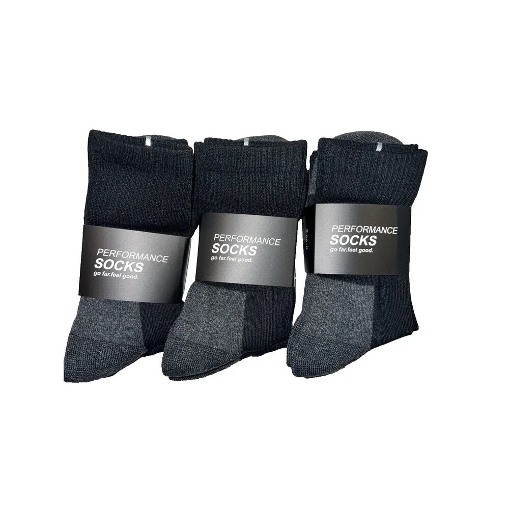 Amazon‎ Essentials unisex Cotton Cushioned Performance Socks 6 Pairs Breathable